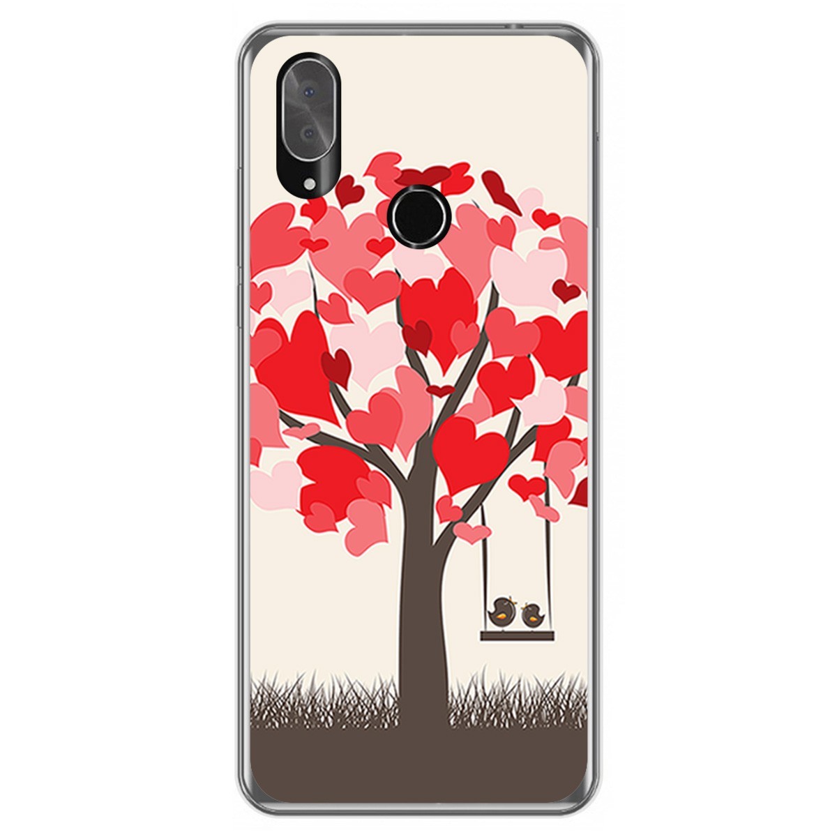 Funda Gel Tpu para Cubot X19 diseño Pajaritos Dibujos