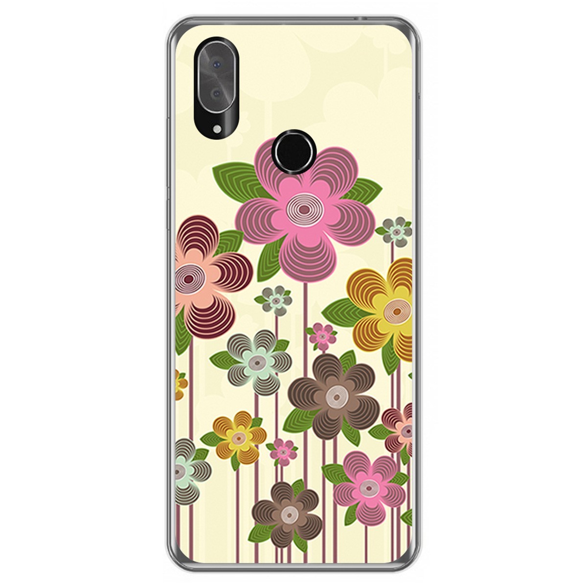 Funda Gel Tpu para Cubot X19 diseño Primavera En Flor Dibujos