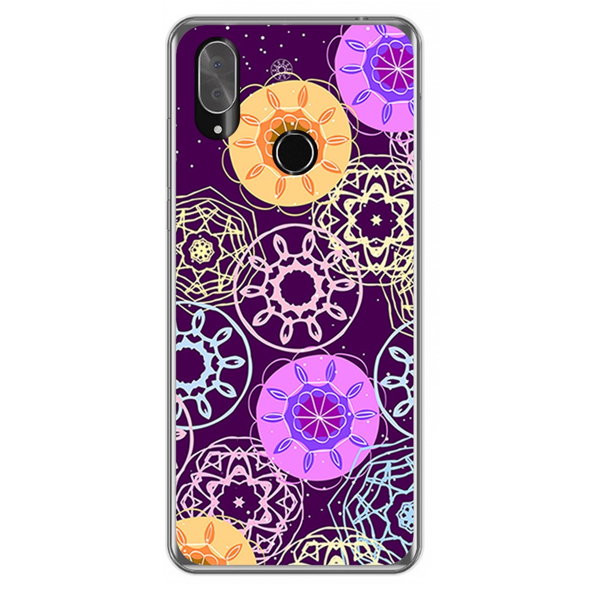 Funda Gel Tpu para Cubot X19 diseño Radial Dibujos