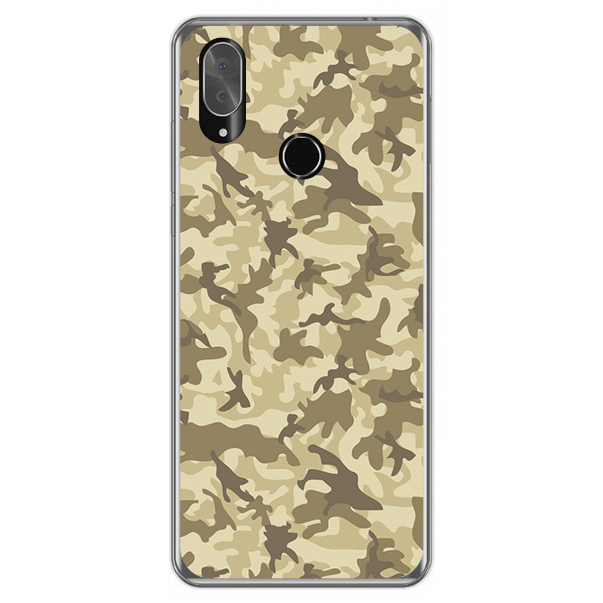 Funda Gel Tpu para Cubot X19 diseño Sand Camuflaje Dibujos