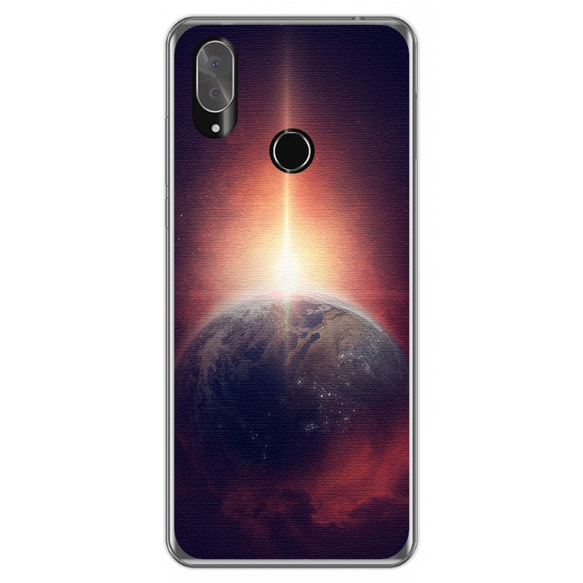 Funda Gel Tpu para Cubot X19 diseño Tierra Dibujos