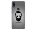 Funda Gel Tpu para Xiaomi Mi Play diseño Barba Dibujos