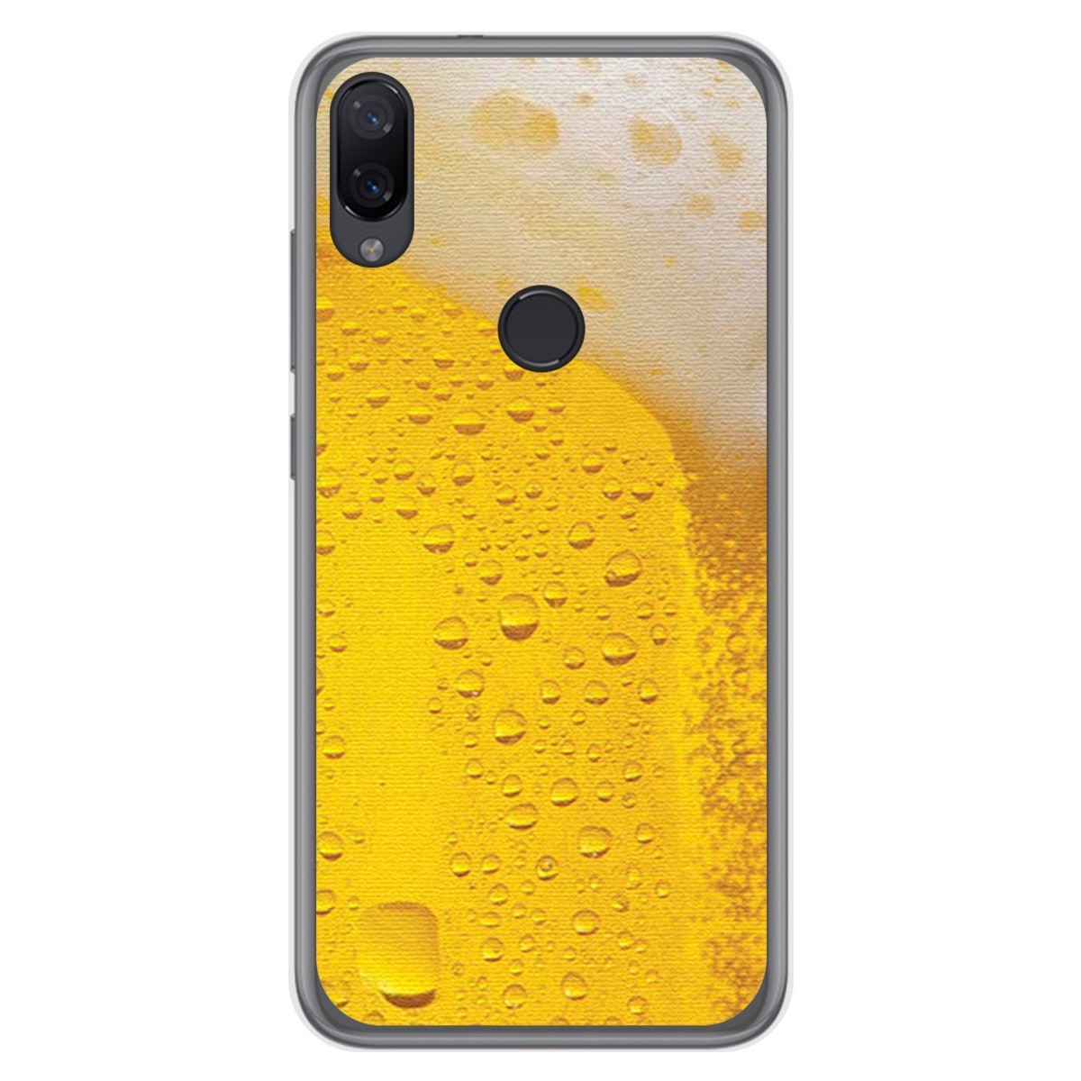 Funda Gel Tpu para Xiaomi Mi Play diseño Cerveza Dibujos