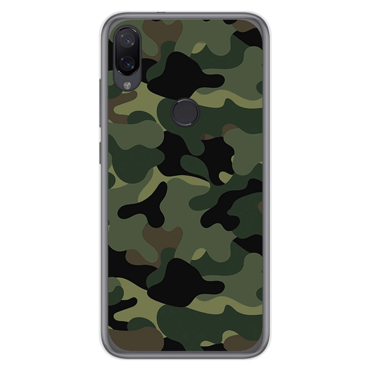 Funda Gel Tpu para Xiaomi Mi Play diseño Camuflaje Dibujos