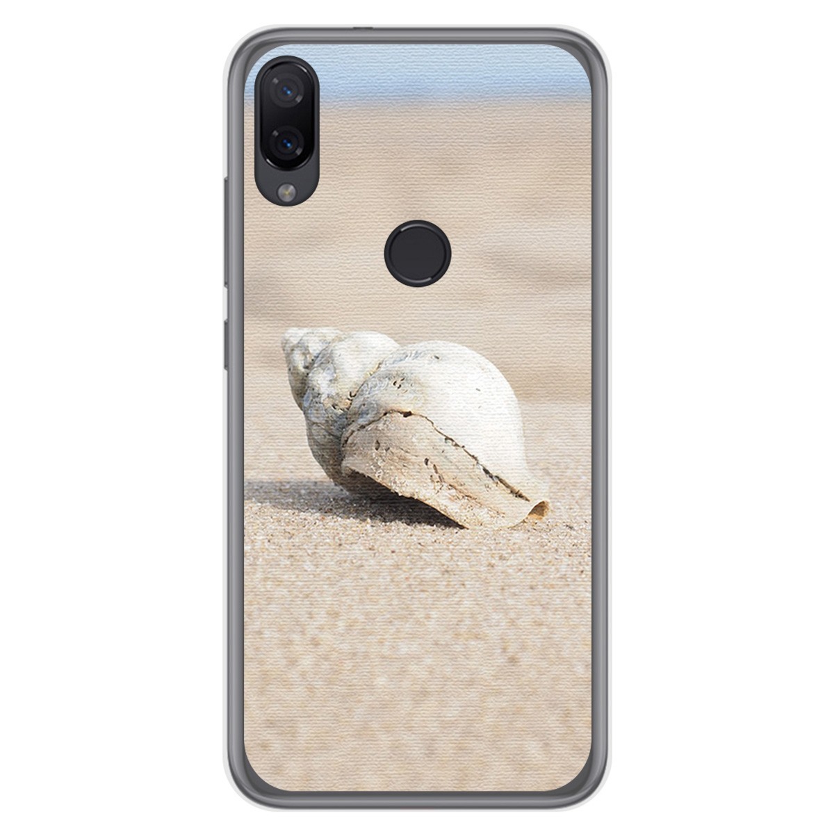 Funda Gel Tpu para Xiaomi Mi Play diseño Concha Dibujos