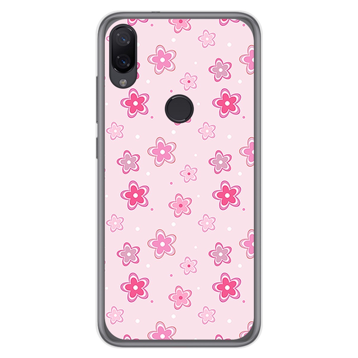 Funda Gel Tpu para Xiaomi Mi Play diseño Flores Dibujos