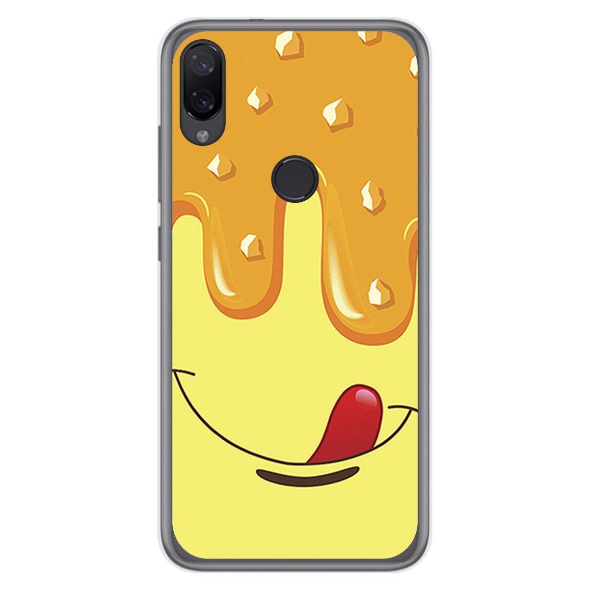 Funda Gel Tpu para Xiaomi Mi Play diseño Helado Vainilla Dibujos