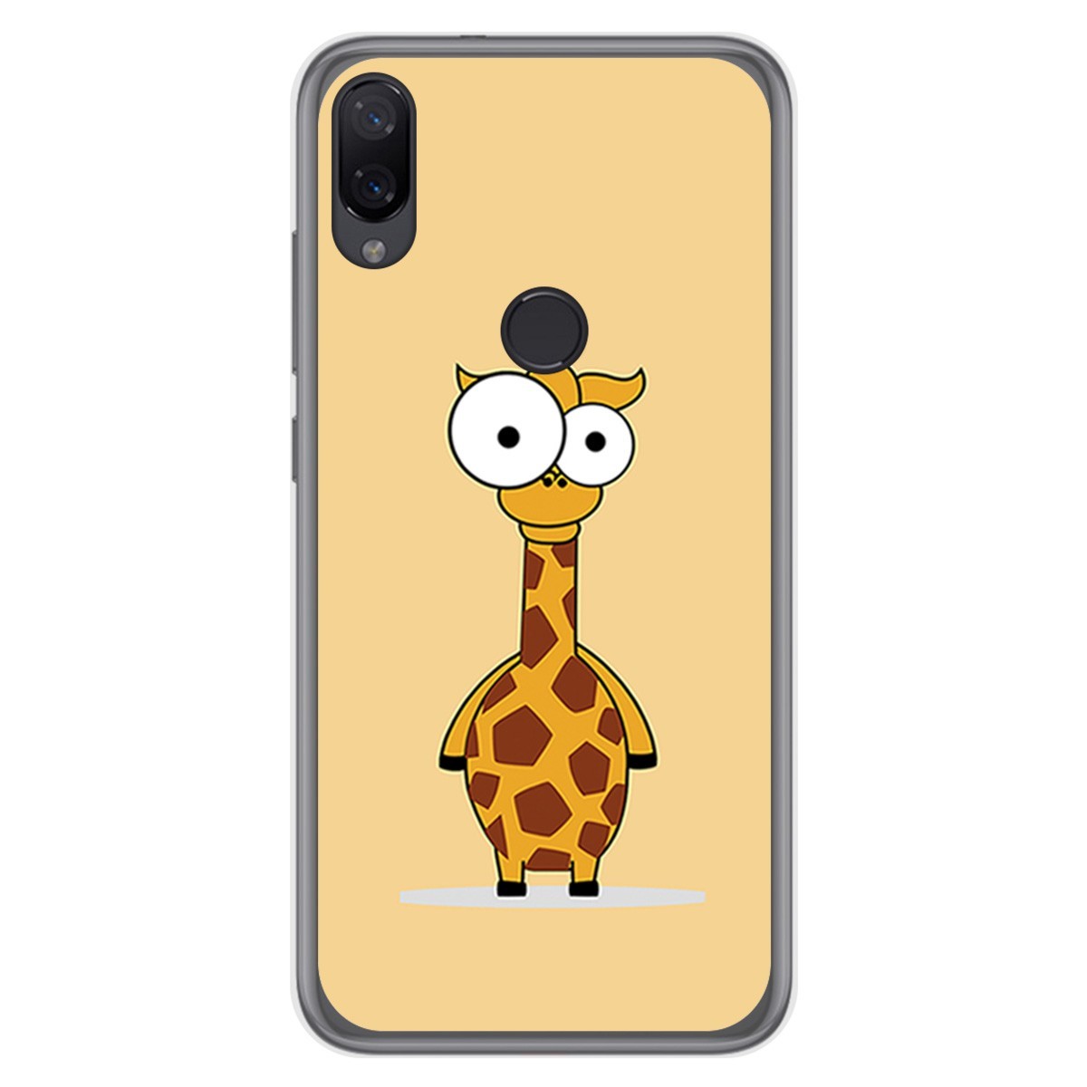Funda Gel Tpu para Xiaomi Mi Play diseño Jirafa Dibujos