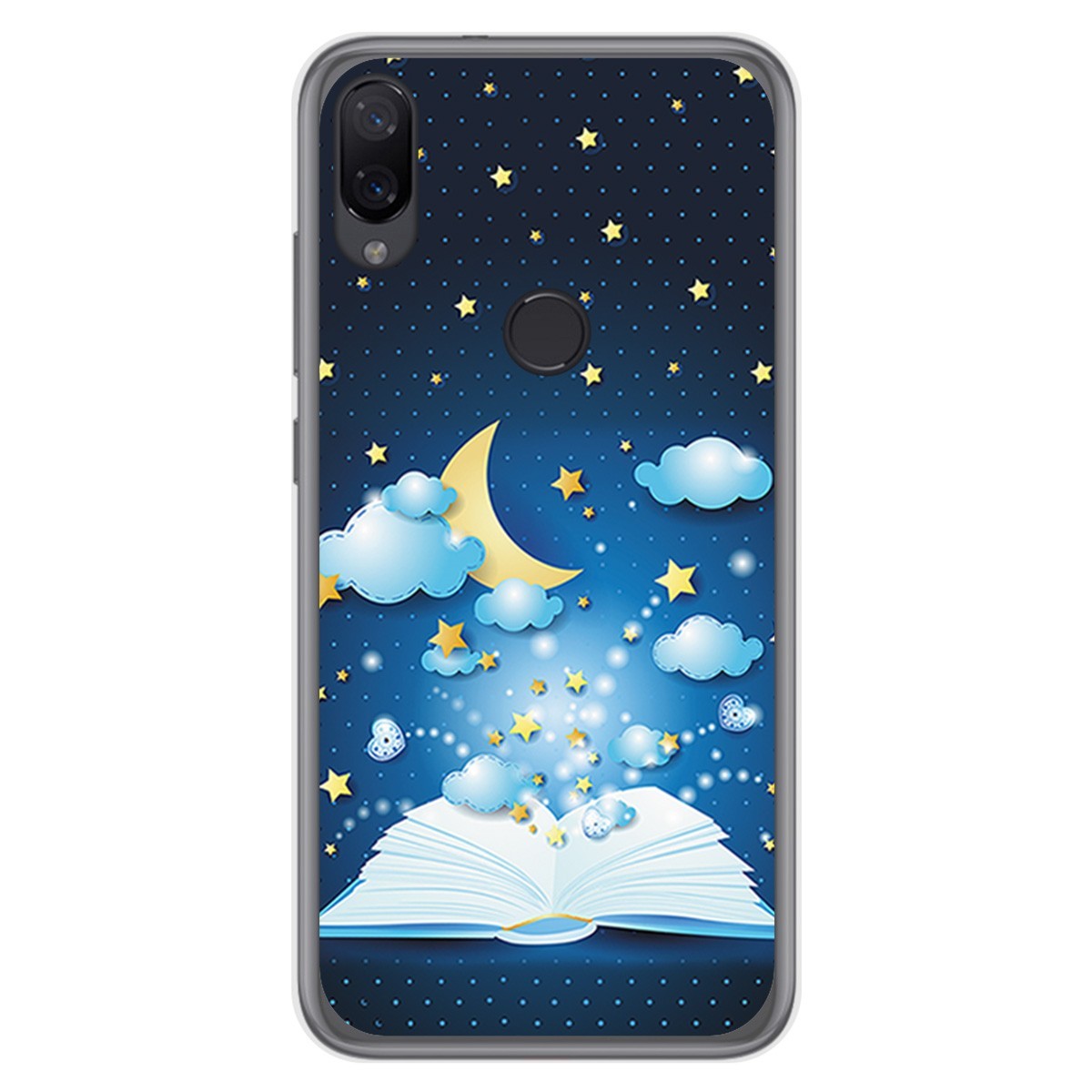 Funda Gel Tpu para Xiaomi Mi Play diseño Libro Cuentos Dibujos