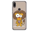 Funda Gel Tpu para Xiaomi Mi Play diseño Leon Dibujos