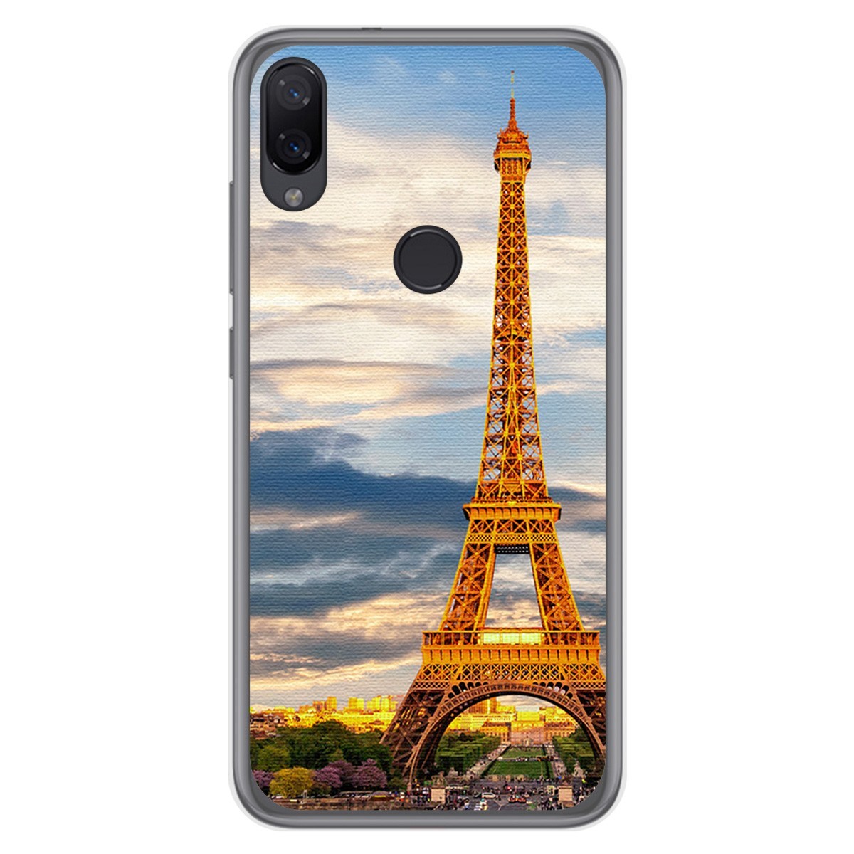 Funda Gel Tpu para Xiaomi Mi Play diseño Paris Dibujos