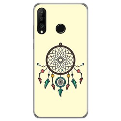 Funda Gel Tpu para Huawei P30 Lite diseño Atrapasueños Dibujos