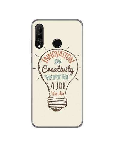 Funda Gel Tpu para Huawei P30 Lite diseño Creativity Dibujos