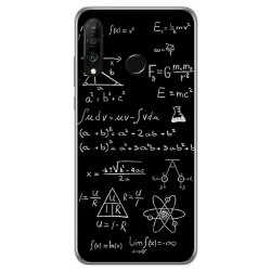 Funda Gel Tpu para Huawei P30 Lite diseño Formulas Dibujos