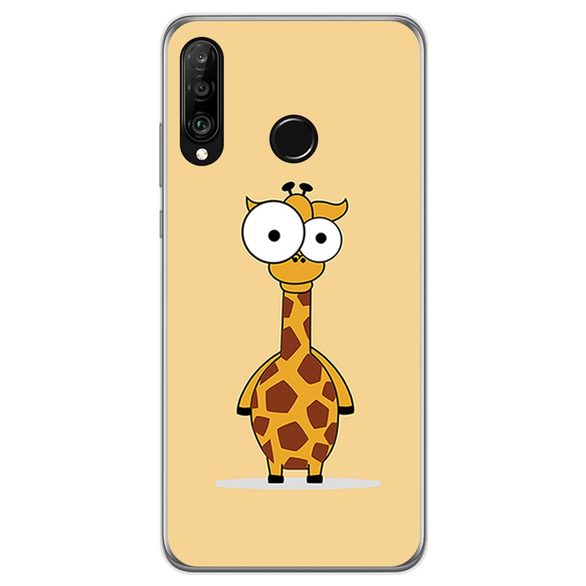 Funda Gel Tpu para Huawei P30 Lite diseño Jirafa Dibujos