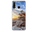Funda Gel Tpu para Huawei P30 Lite diseño Sunset Dibujos