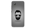 Funda Gel Tpu para Alcatel 1 2019 diseño Barba Dibujos