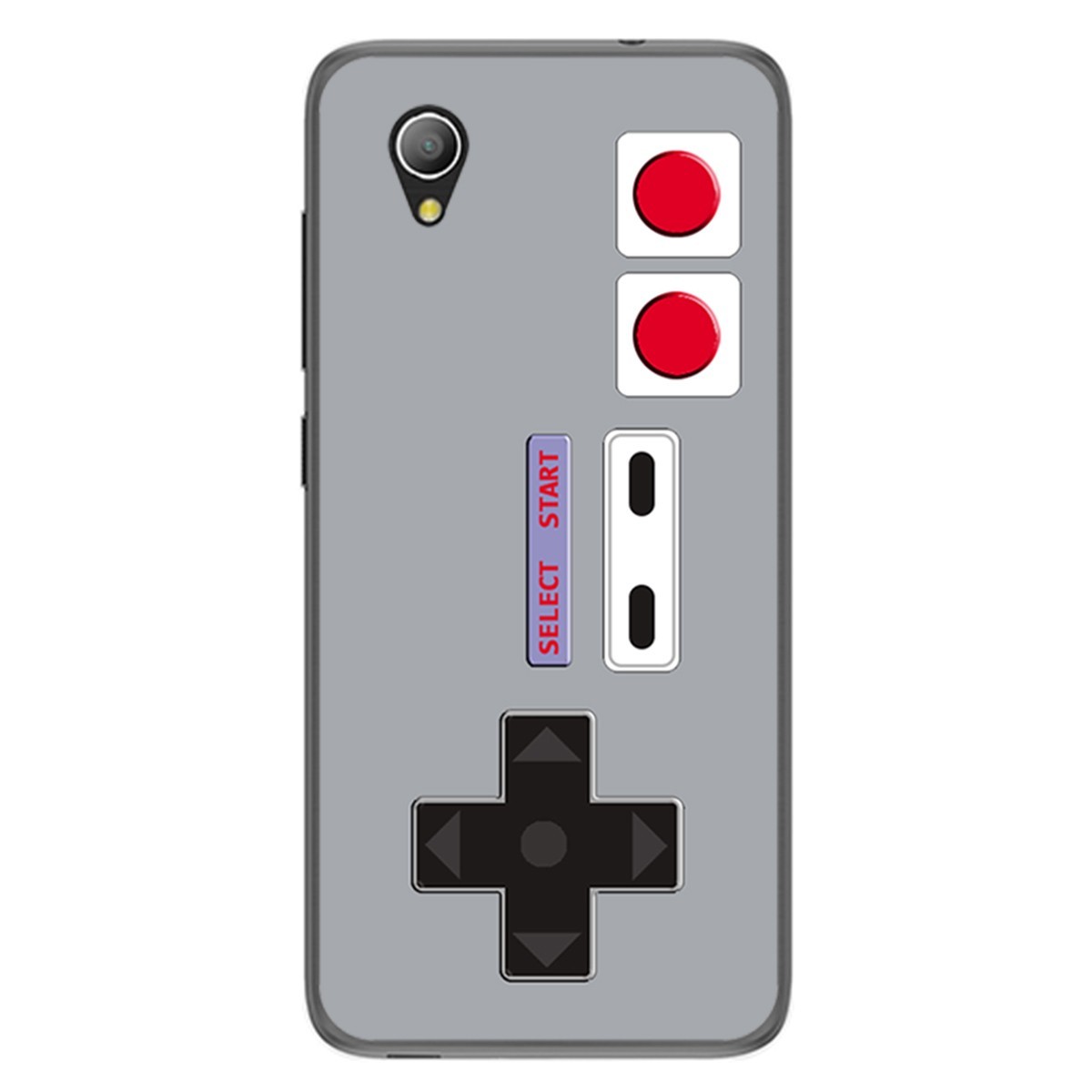 Funda Gel Tpu para Alcatel 1 2019 diseño Consola Dibujos
