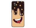 Funda Gel Tpu para Alcatel 1 2019 diseño Helado Chocolate Dibujos