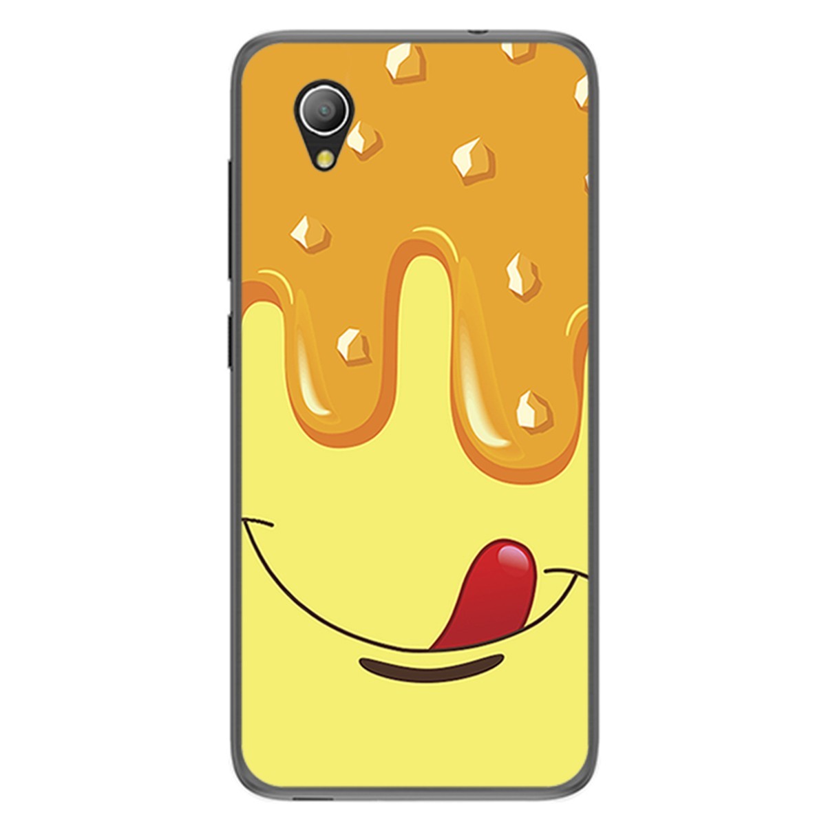 Funda Gel Tpu para Alcatel 1 2019 diseño Helado Vainilla Dibujos