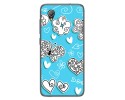 Funda Gel Tpu para Alcatel 1 2019 diseño Mariposas Dibujos