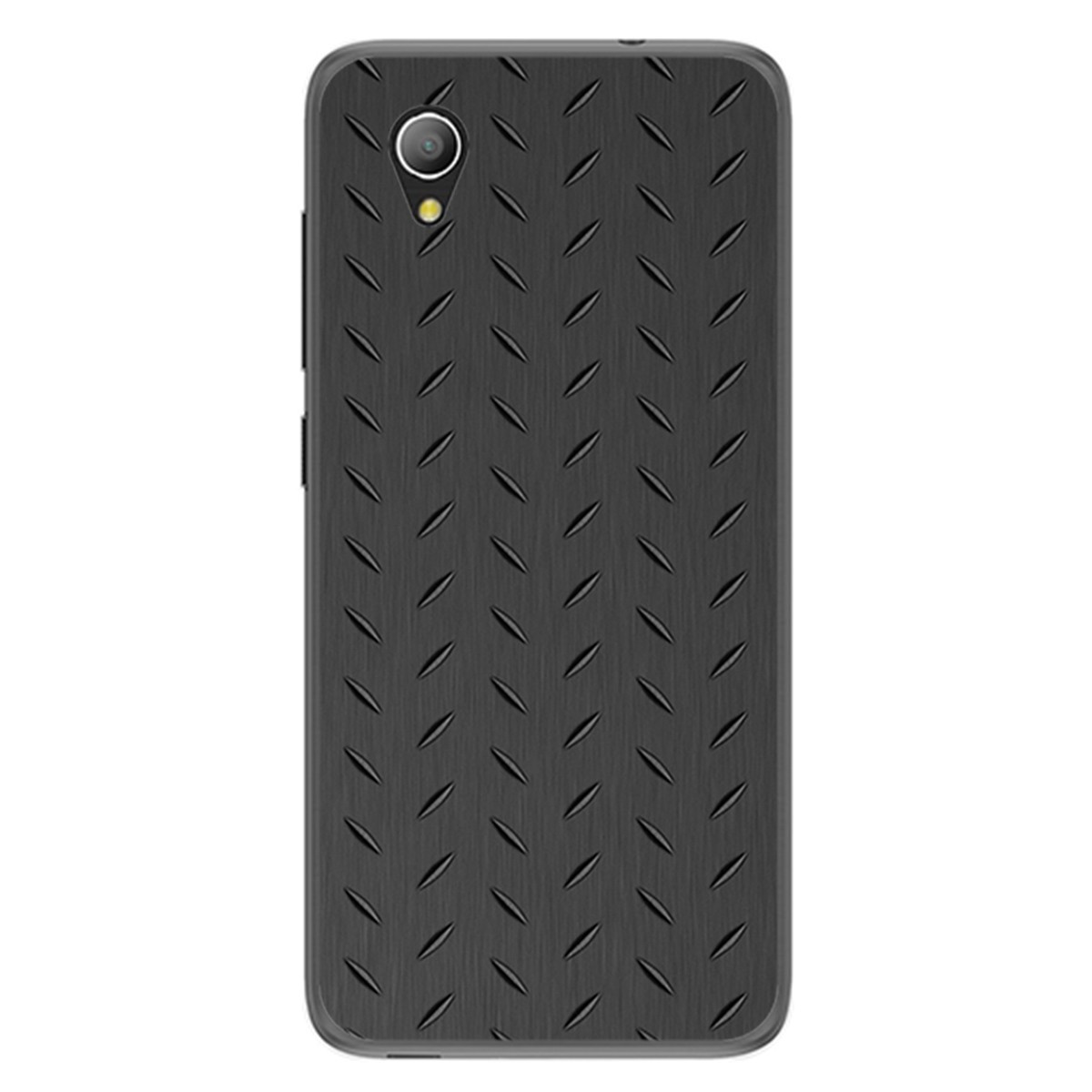 Funda Gel Tpu para Alcatel 1 2019 diseño Metal Dibujos