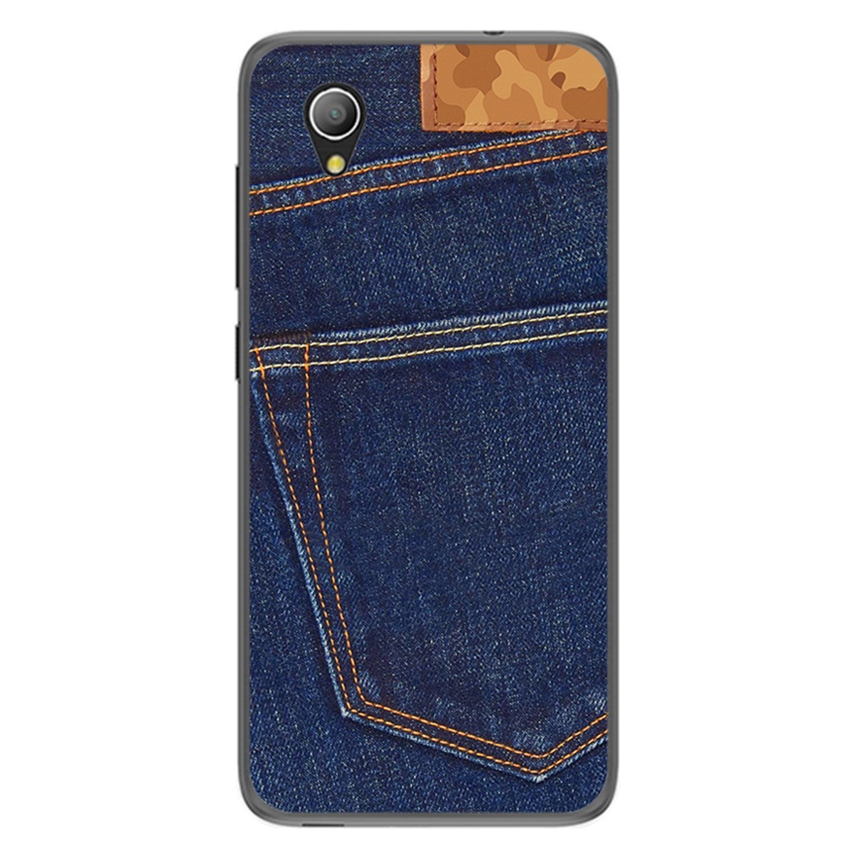 Funda Gel Tpu para Alcatel 1 2019 diseño Vaquero Dibujos