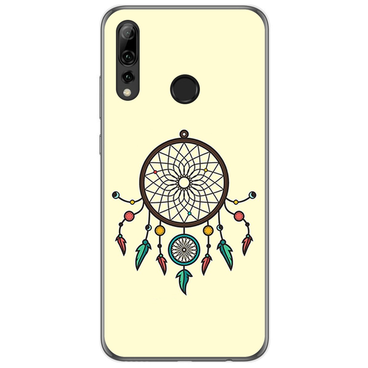 Funda Gel Tpu para Huawei P Smart Plus 2019 diseño Atrapasueños Dibujos