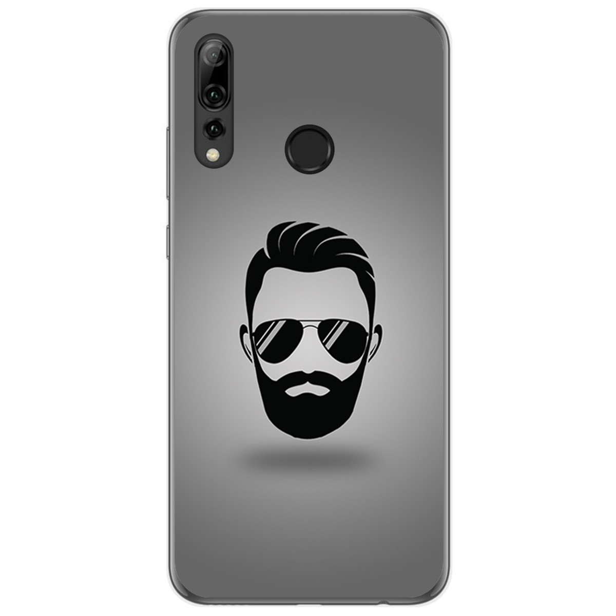 Funda Gel Tpu para Huawei P Smart Plus 2019 diseño Barba Dibujos