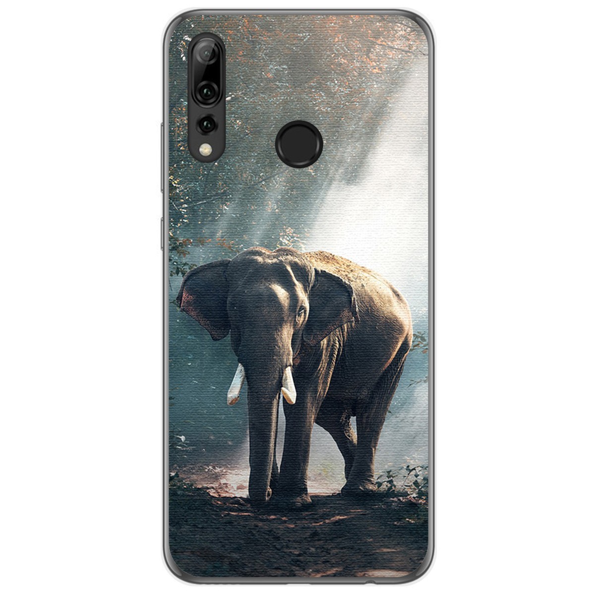 Funda Gel Tpu para Huawei P Smart Plus 2019 diseño Elefante Dibujos
