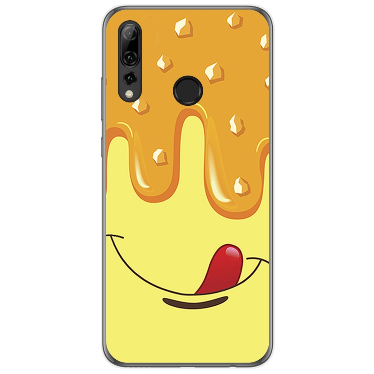 Funda Gel Tpu para Huawei P Smart Plus 2019 diseño Helado Vainilla Dibujos