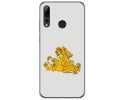 Funda Gel Tpu para Huawei P Smart Plus 2019 diseño Leones Dibujos