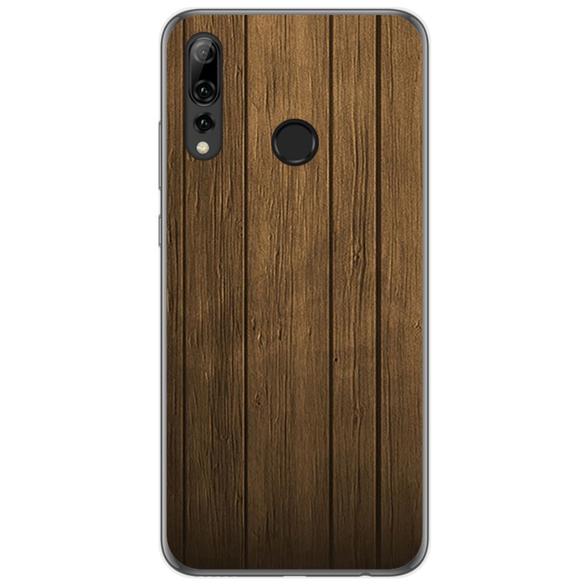 Funda Gel Tpu para Huawei P Smart Plus 2019 diseño Madera Dibujos