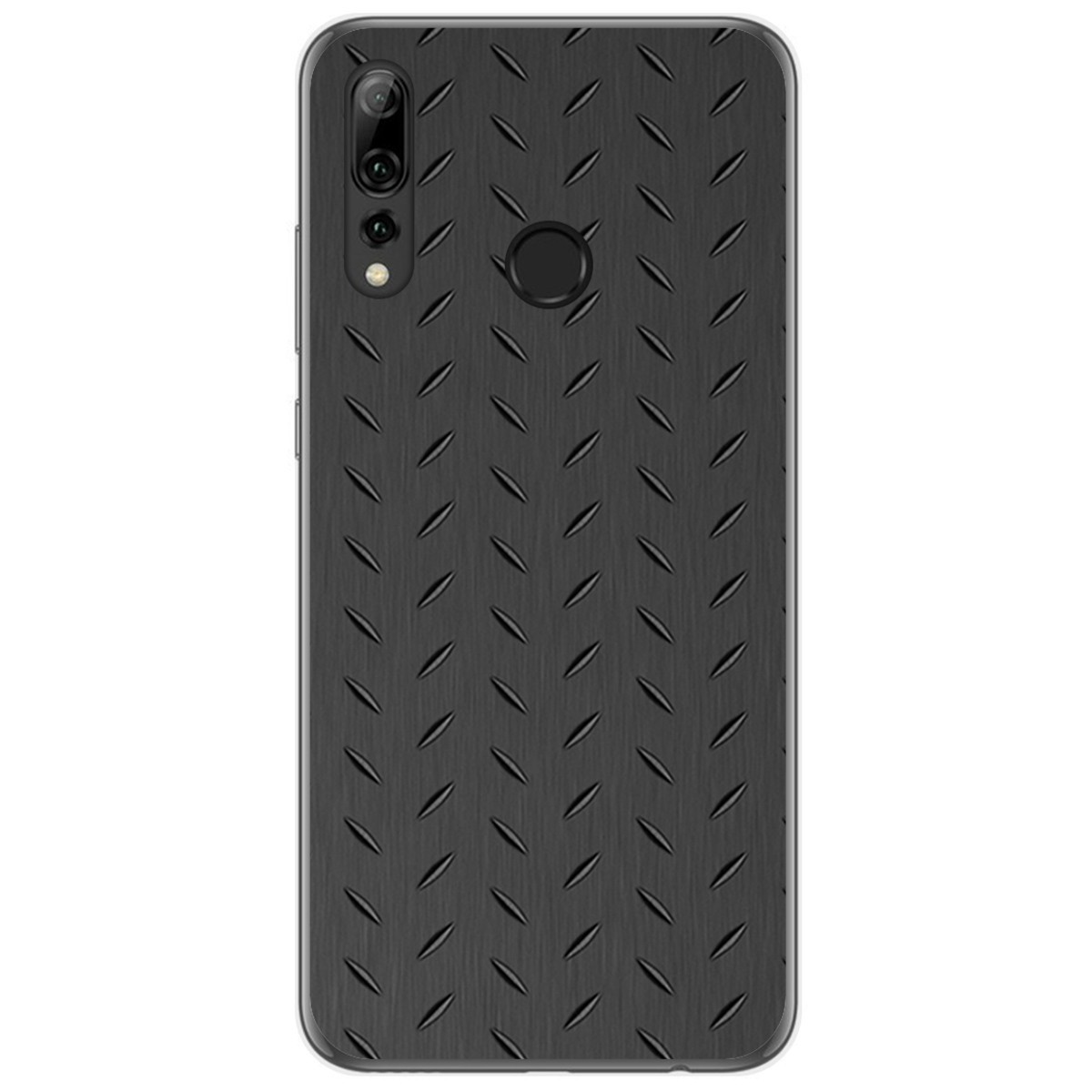 Funda Gel Tpu para Huawei P Smart Plus 2019 diseño Metal Dibujos