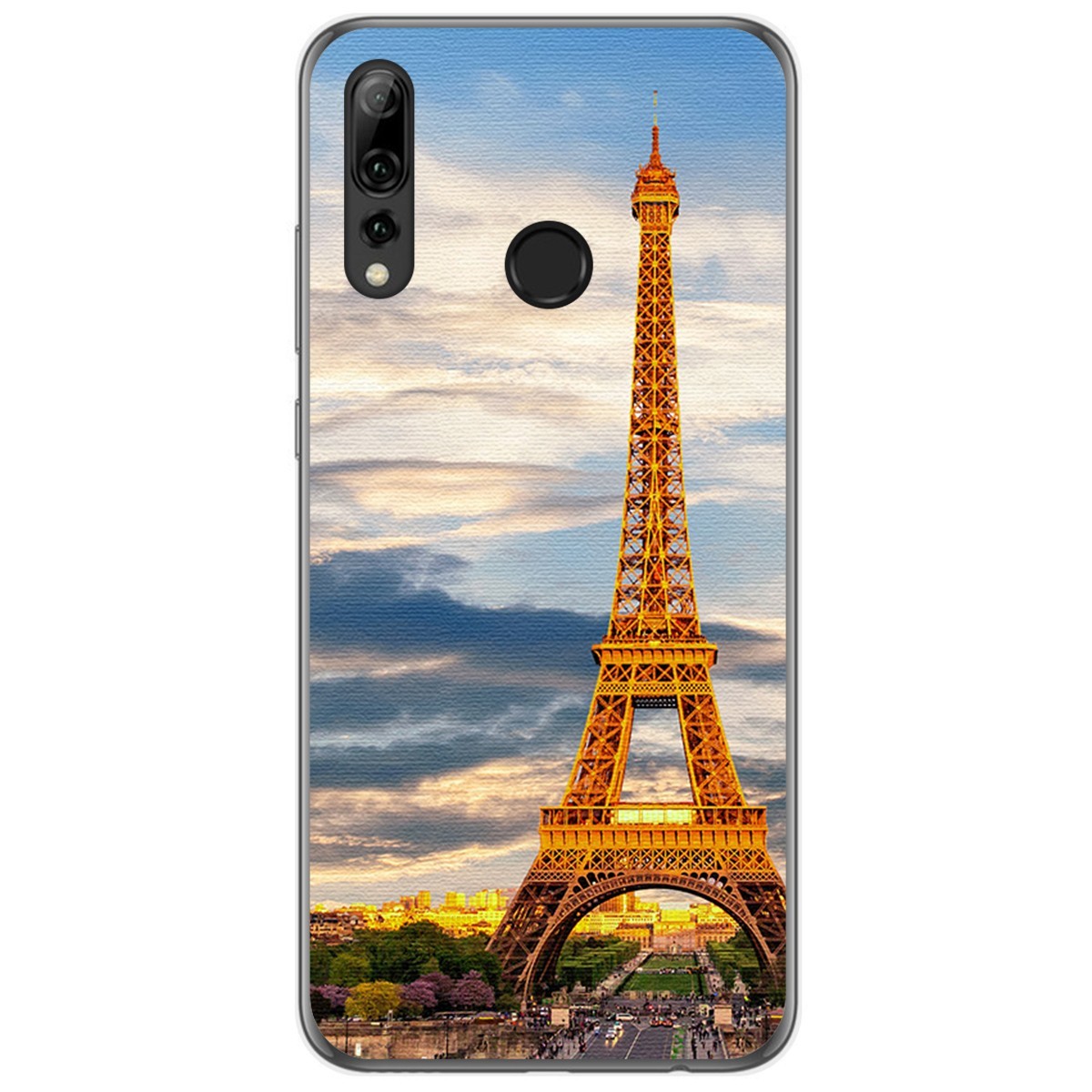 Funda Gel Tpu para Huawei P Smart Plus 2019 diseño Paris Dibujos