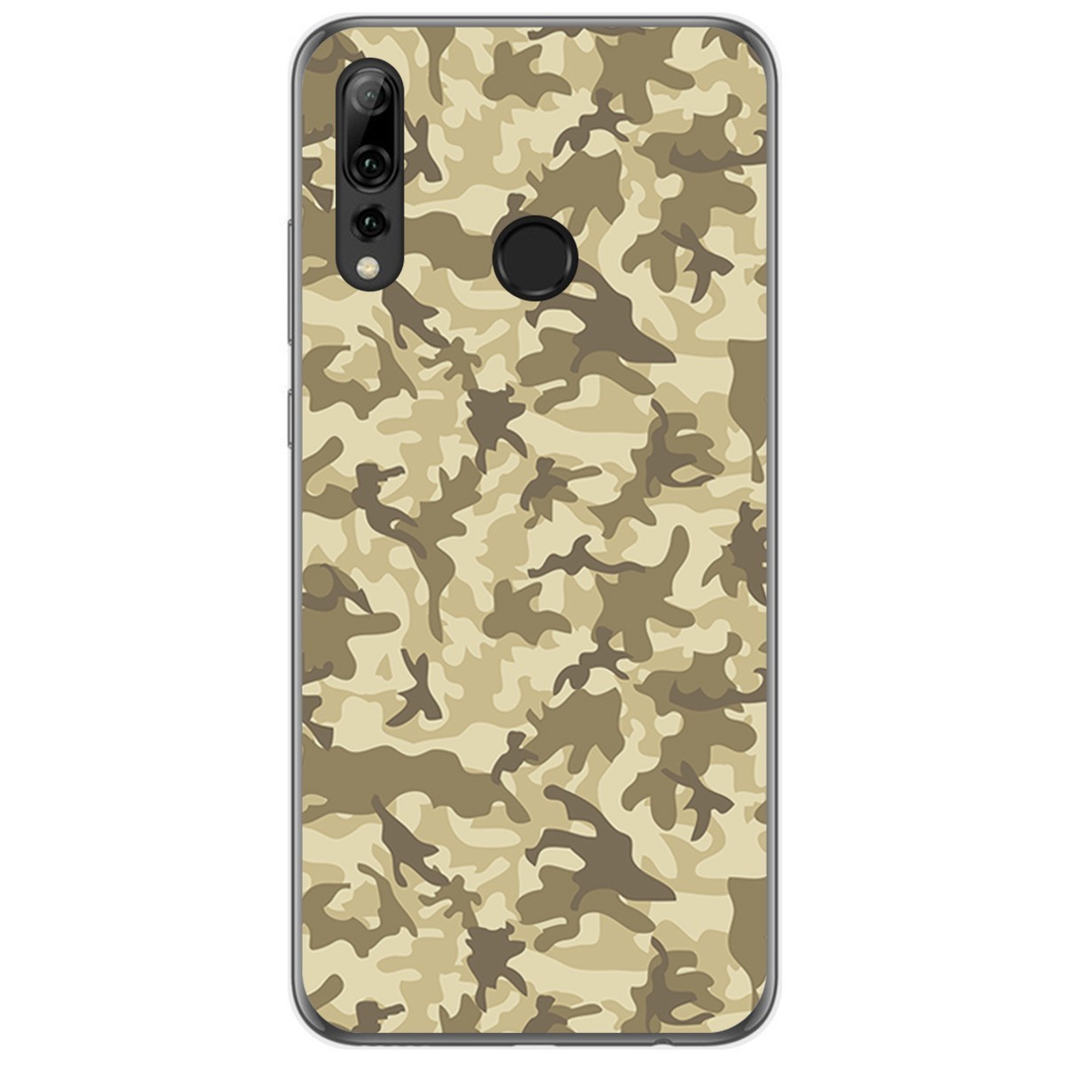 Funda Gel Tpu para Huawei P Smart Plus 2019 diseño Sand Camuflaje Dibujos