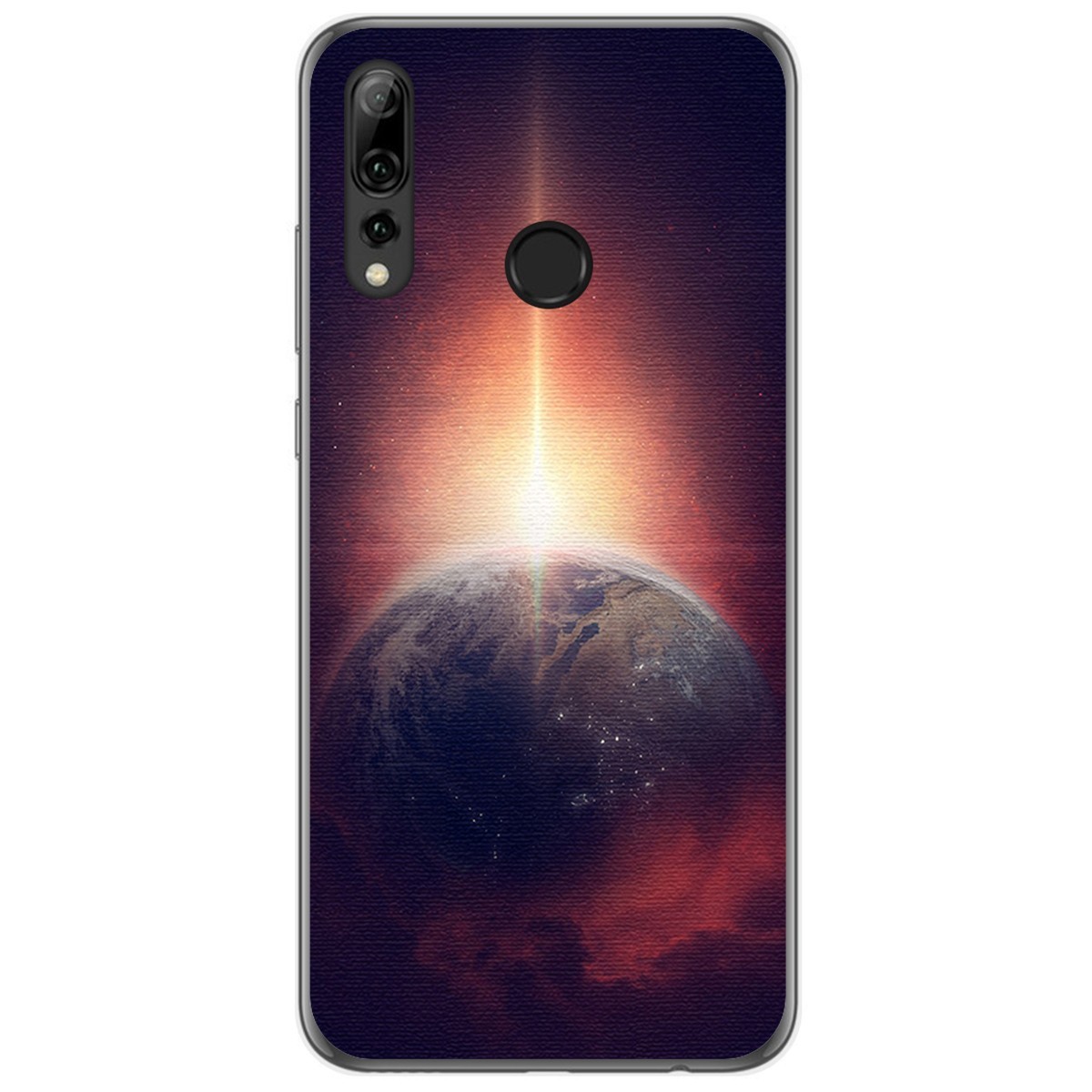 Funda Gel Tpu para Huawei P Smart Plus 2019 diseño Tierra Dibujos