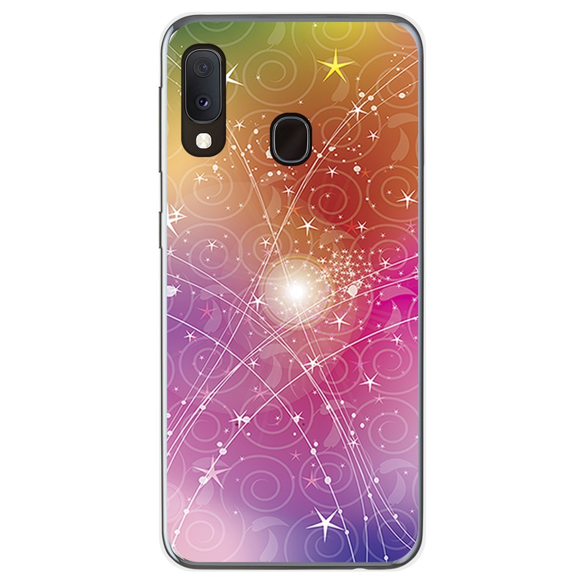 Funda Gel Tpu para Samsung Galaxy A20e 5.8 diseño Abstracto Dibujos