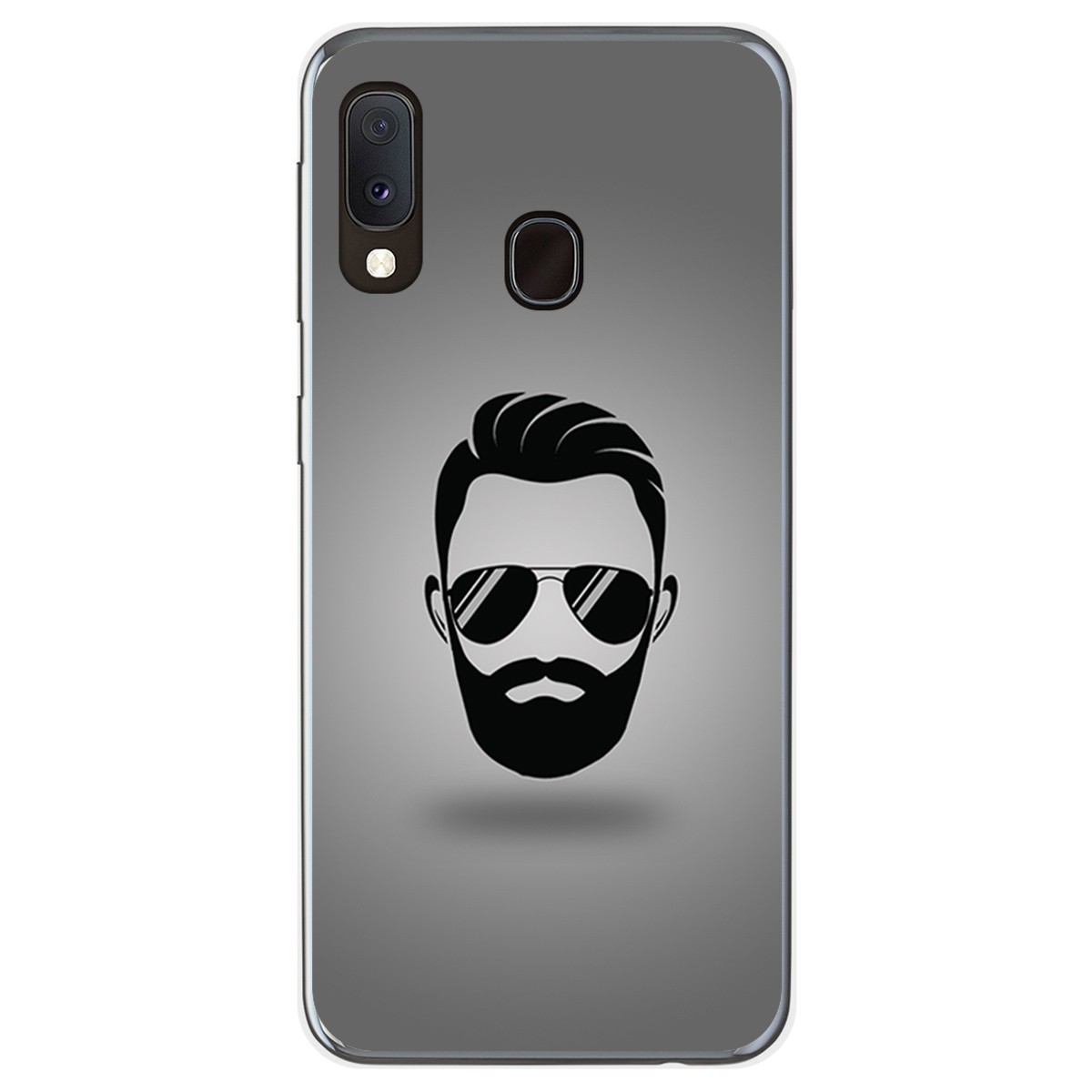 Funda Gel Tpu para Samsung Galaxy A20e 5.8 diseño Barba Dibujos