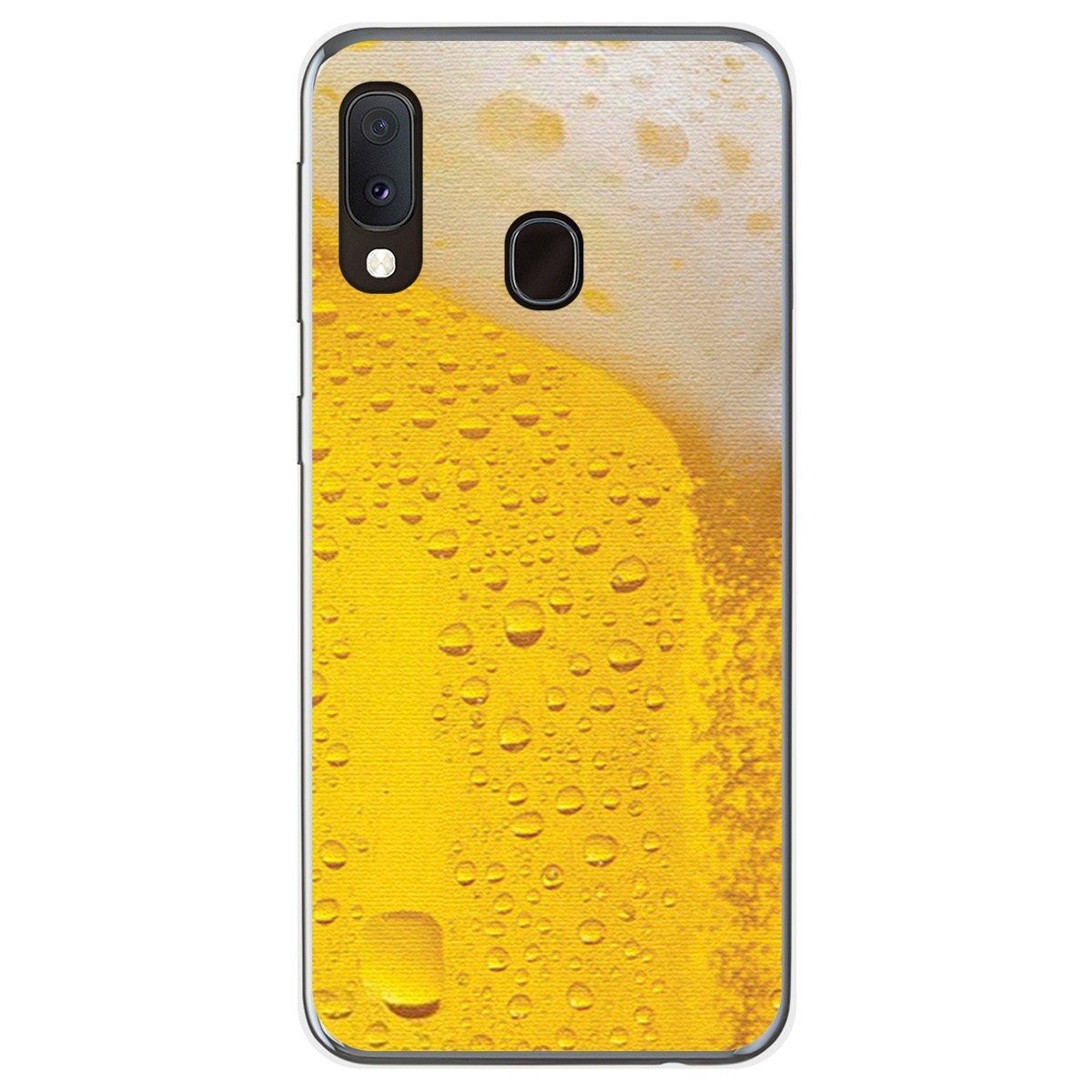 Funda Gel Tpu para Samsung Galaxy A20e 5.8 diseño Cerveza Dibujos