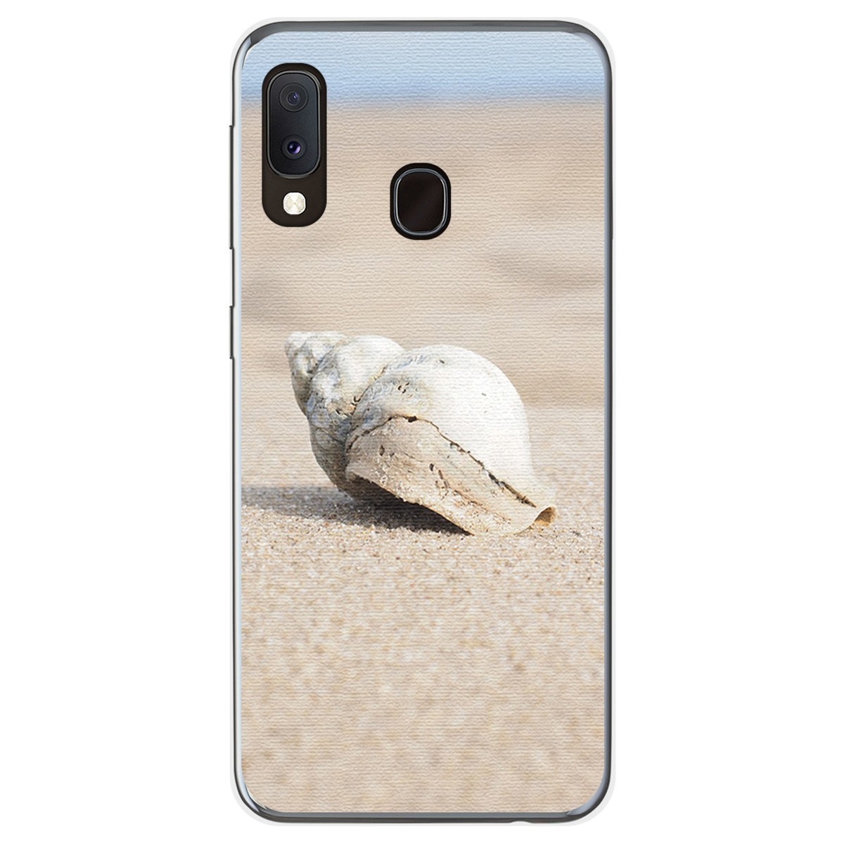 Funda Gel Tpu para Samsung Galaxy A20e 5.8 diseño Concha Dibujos