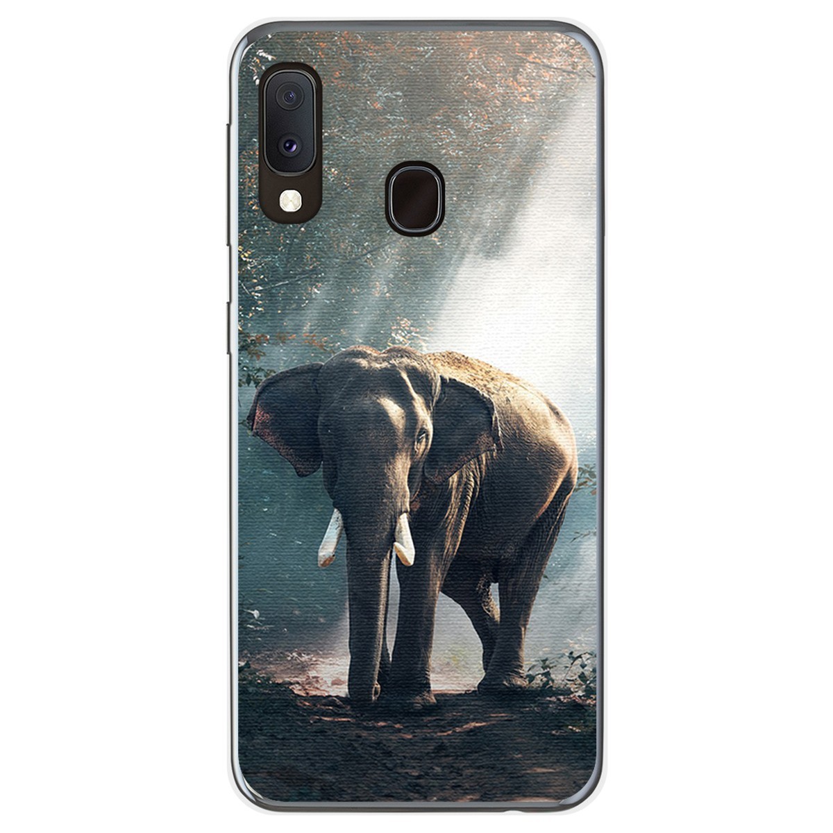 Funda Gel Tpu para Samsung Galaxy A20e 5.8 diseño Elefante Dibujos