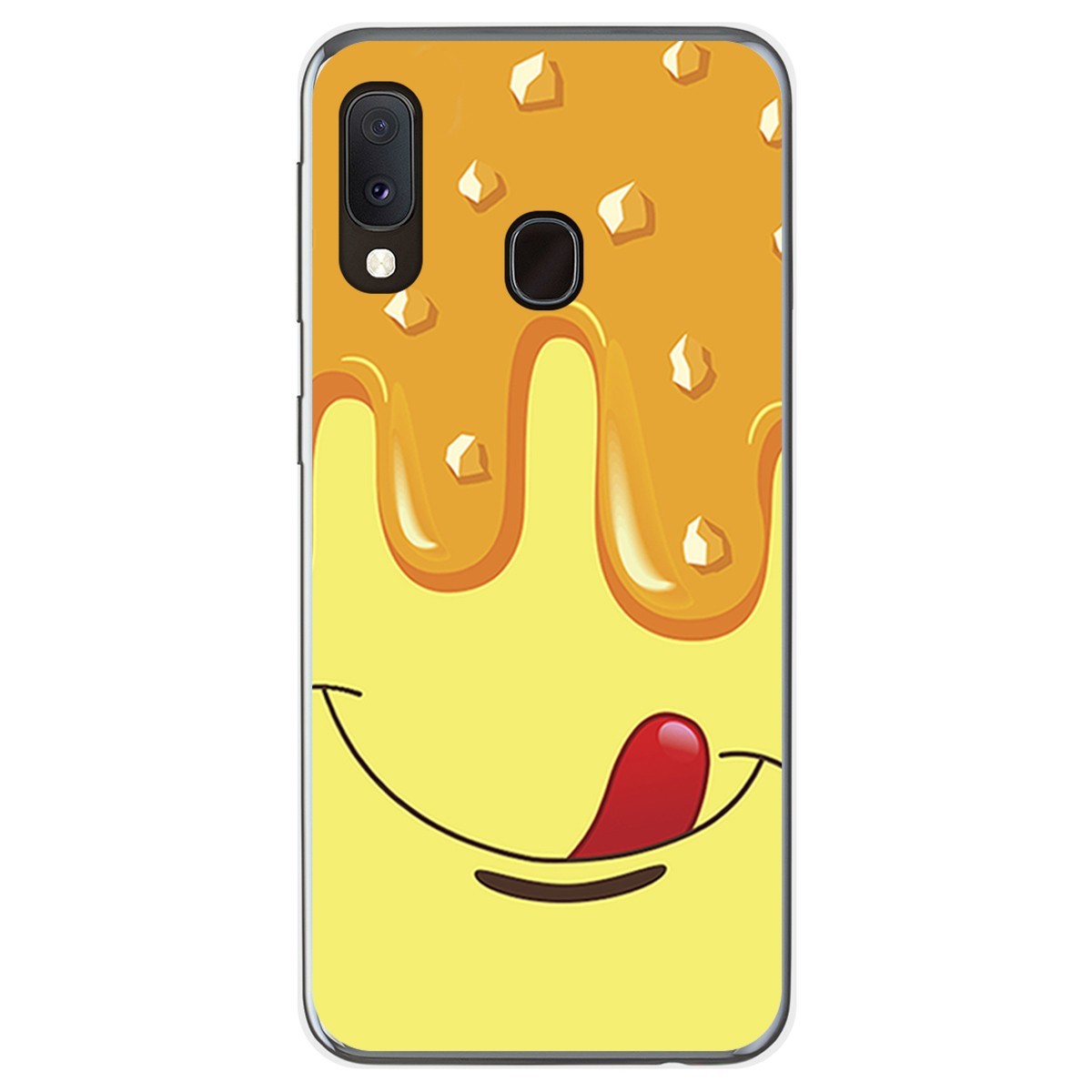 Funda Gel Tpu para Samsung Galaxy A20e 5.8 diseño Helado Vainilla Dibujos