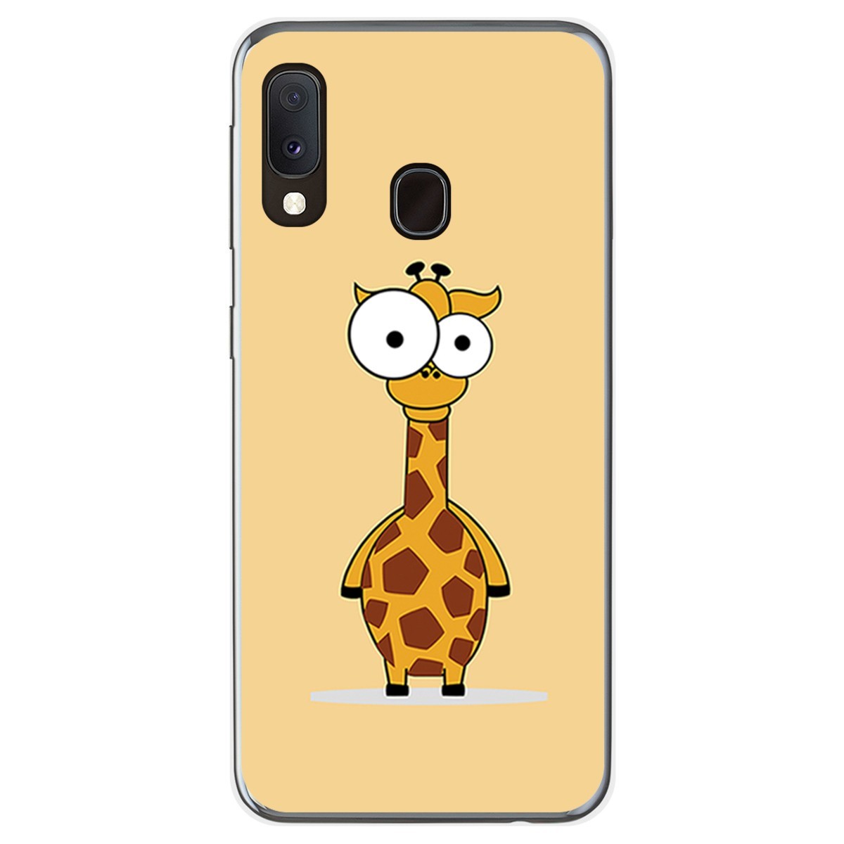 Funda Gel Tpu para Samsung Galaxy A20e 5.8 diseño Jirafa Dibujos