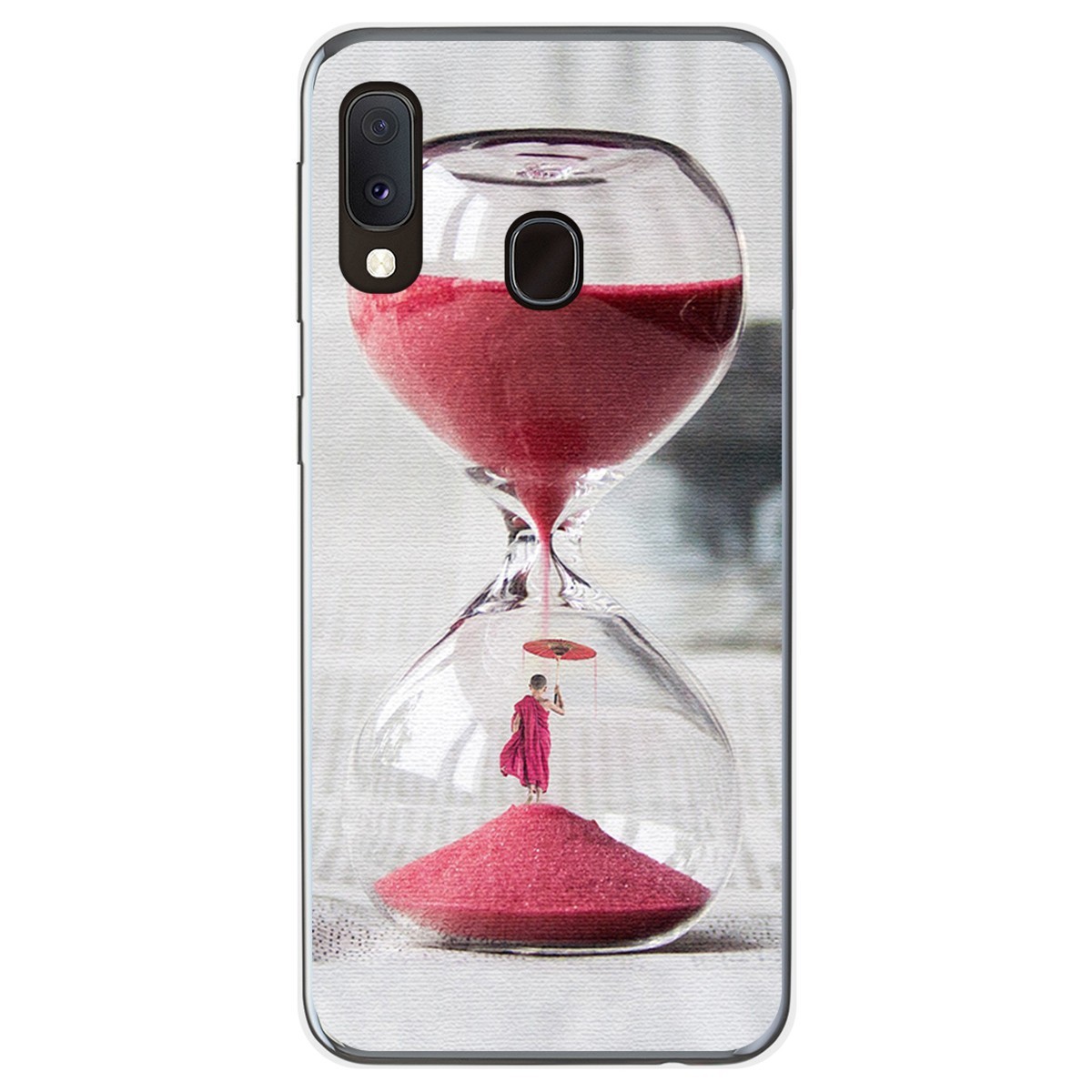 Funda Gel Tpu para Samsung Galaxy A20e 5.8 diseño Reloj Dibujos