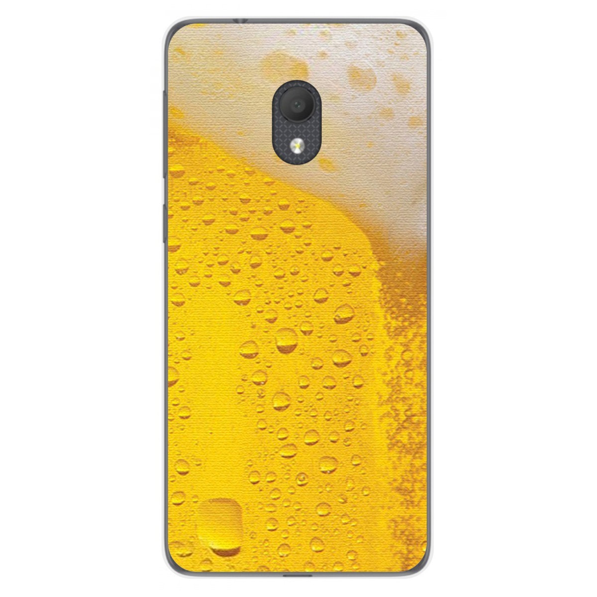 Funda Gel Tpu para Alcatel 1C 2019 diseño Cerveza Dibujos