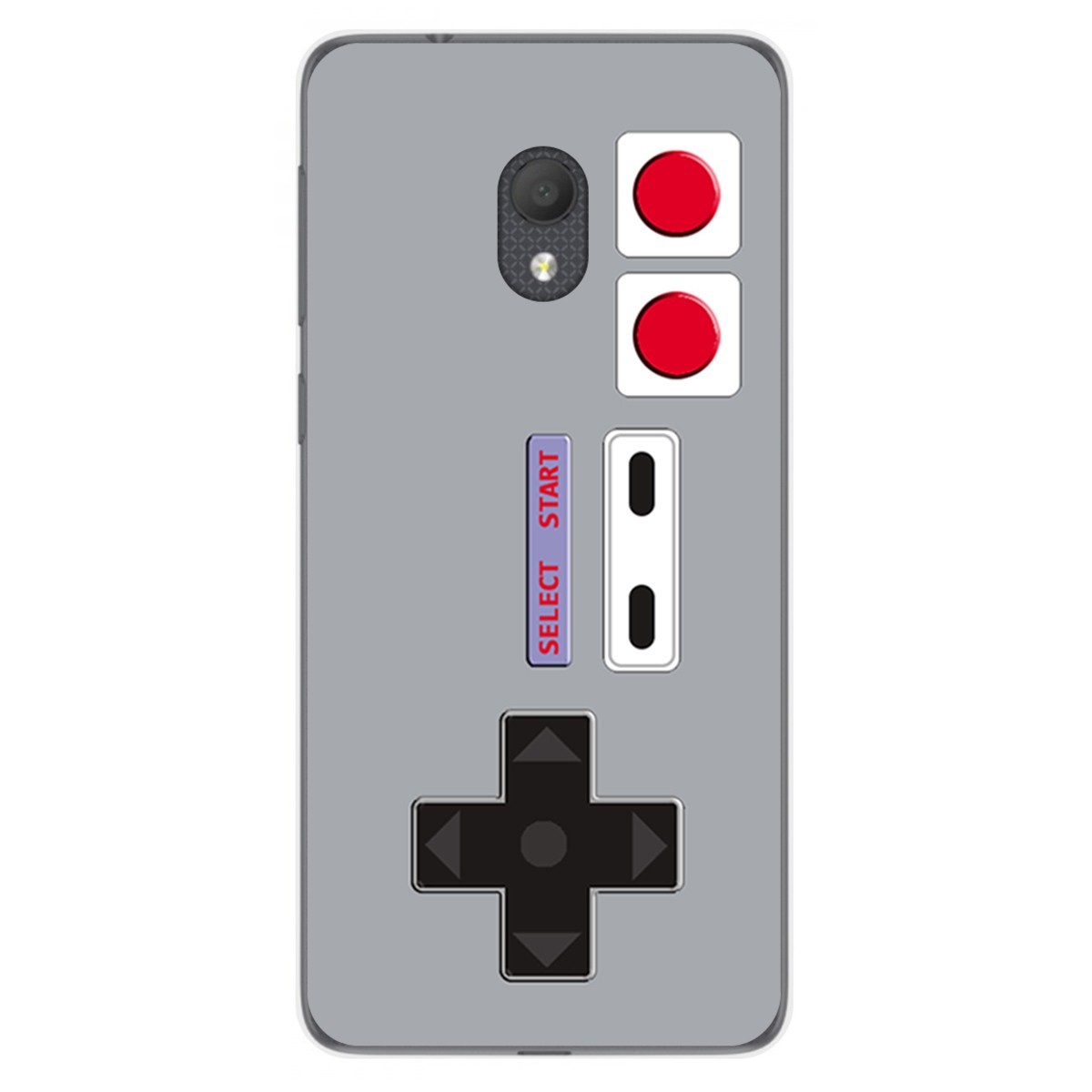 Funda Gel Tpu para Alcatel 1C 2019 diseño Consola Dibujos