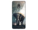 Funda Gel Tpu para Alcatel 1C 2019 diseño Elefante Dibujos