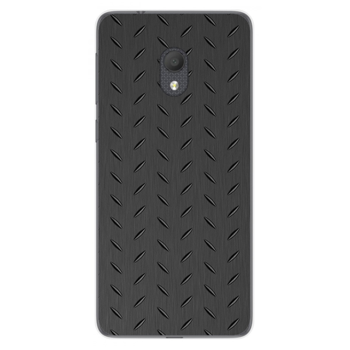 Funda Gel Tpu para Alcatel 1C 2019 diseño Metal Dibujos