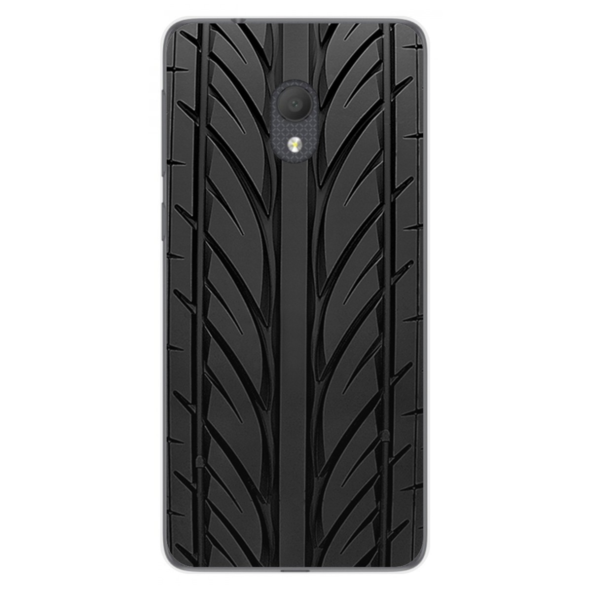 Funda Gel Tpu para Alcatel 1C 2019 diseño Neumatico Dibujos